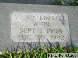 Velma Kimball Webb