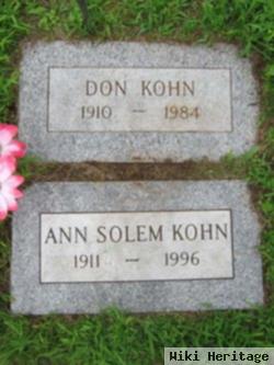 Ann Marie Solem Kohn