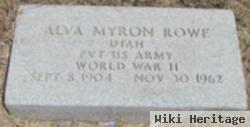 Alva Myron Rowe