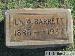 Ila W Barrett