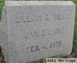 Lillian D Beach