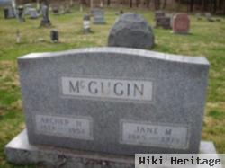 Jane "jennie" Cunningham Mcgugin