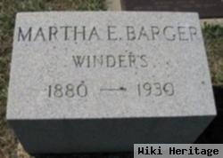 Martha E Barger Winders