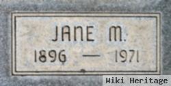 Jane M Wheeler