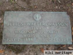 Julius Walter Watson