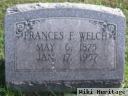 Frances F Welch