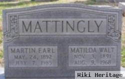 Martin Earl Mattingly