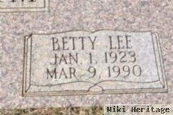 Betty Lee Haney Mitcham