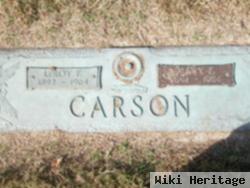 Mary E. Eckman Carson