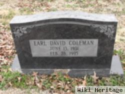 Earl David Coleman