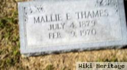 Mallie E. Thames