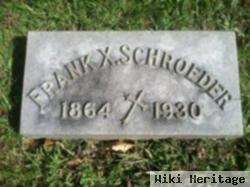 Frank X. Schroeder