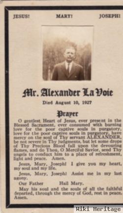 Alexander "alex" Lavoie