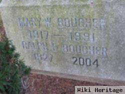 Mary W Boucher