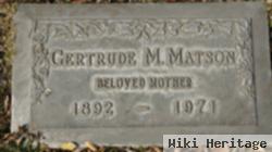 Gertrude M. Matson