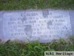 Claudia Ella Yount Bumgarner