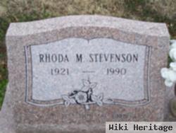 Rhoda M. Stevenson