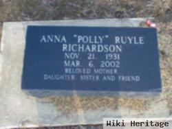 Anna Pauline "polly" Ruyle Richardson