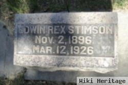 Edwin Rex Stimson