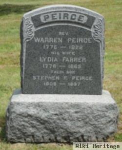 Rev Warren Peirce