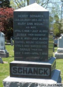 Mary Ann Mount Schanck