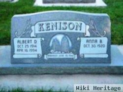 Albert D Kenison