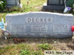 Harold E Decker