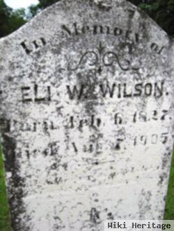 Eli W Wilson