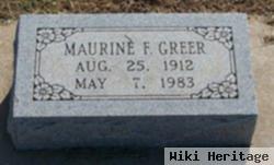 Maurine F Greer