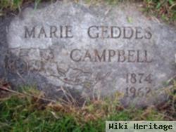 Marie Amanda "mary" Geddes Campbell