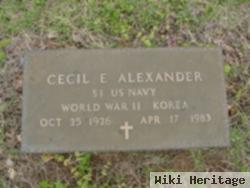 Cecil E. Alexander