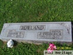 J. Frederick Rowland