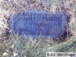 Harriett Parker Strong Foard