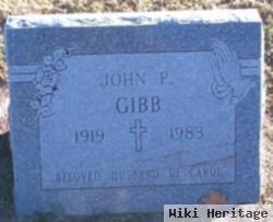 John P Gibb