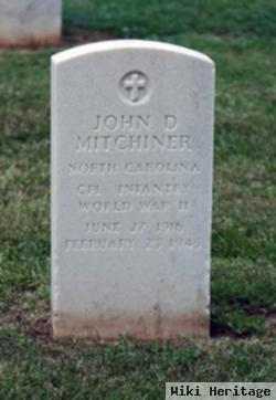 Corp John D Mitchiner