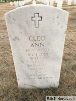 Cleo Ann Van Pelt