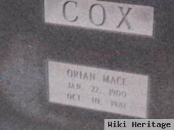 Orian Mace "orren" Cox