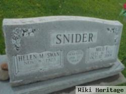 Helen M Swan Snider