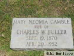 Mary Neomi "mollie" Gamble Fuller