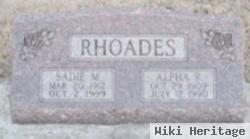 Alpha R. Rhoades