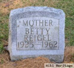 Elizabeth "betty" Reigel