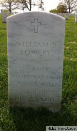 William B Lowery