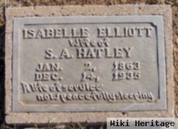 Isabella "belle" Elliott Hatley