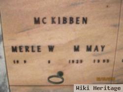 Merle W Mckibben