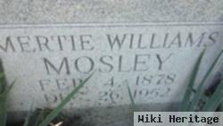 Mertie Ellen Williams Mosley