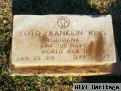 Loyd Franklin Wims