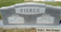 Sarah Ann "annie" Kelley Pierce