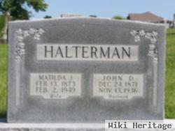 Matilda J Halliburton Halterman