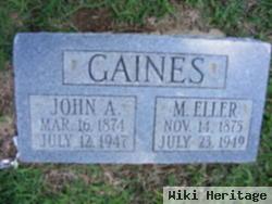 John A Gaines