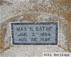 Max H Bathe